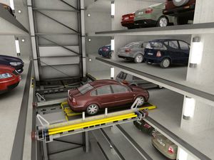 plataforma para coches deslizante