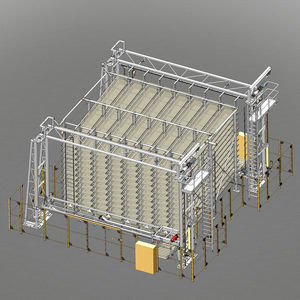 almacén automático horizontal
