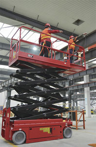 plataforma elevadora de tijera con ruedas