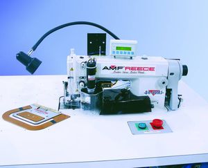 máquina de coser de tejidos