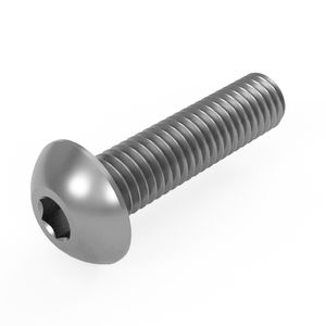 Tornillo M4 x 4 mm, cincado negro, The Solution Shop