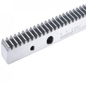 cremallera de dientes rectos