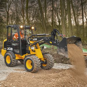 cargadora de ruedas / compacta / ergonómica / para obra