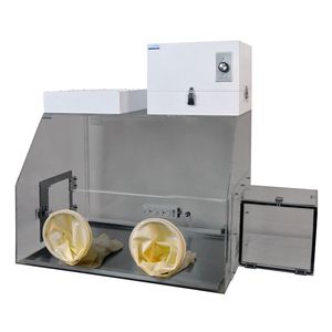 caja de guantes para aplicaciones de laboratorio