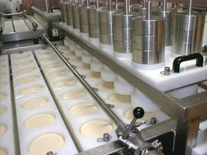 línea de producción de queso