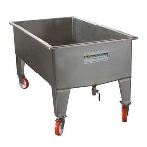 cubeta de elaboración de queso de acero inoxidable 1