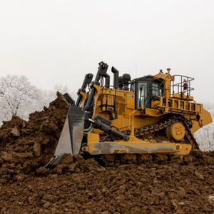 bulldozer con orugas