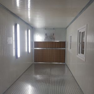 cabina de pintura cerrada