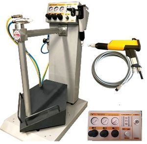máquina de revestimiento de pintura en polvo para perfil de aluminio