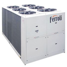 refrigerador calentador de agua / enfriado por aire / de exteriores / a compresor de espiral
