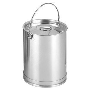 cubo de acero inoxidable