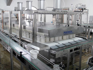 sistema de transferencia para productos lácteos