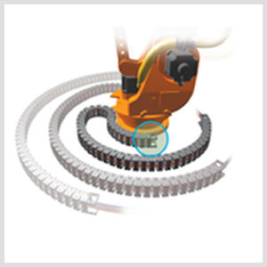 cadena portacables para movimientos 3D