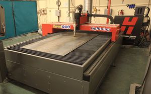 máquina de corte por plasma / para metal / de chapa / CNC
