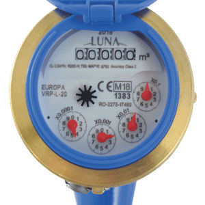 contador de agua analógico