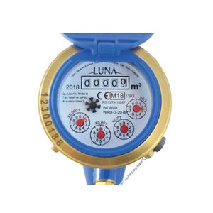 contador de agua analógico