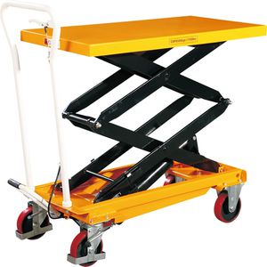 mesa elevadora de doble tijera