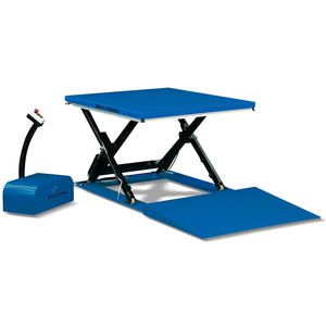 mesa elevadora de tijera