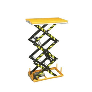 mesa elevadora de triple tijera
