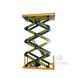 mesa elevadora de tijera cuádruple