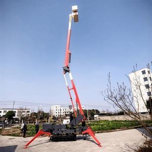 plataforma araña con orugas
