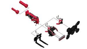 cambiador de herramientas para robot
