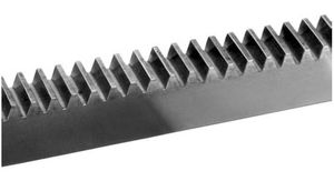 cremallera de dientes rectos