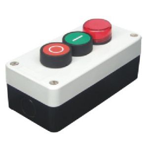 caja de botones de 2 botones