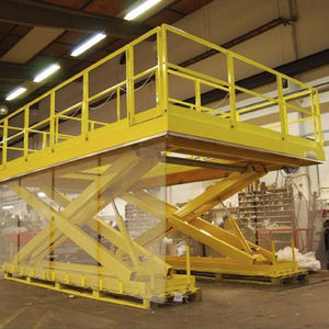 plataforma elevadora de tijera de taller