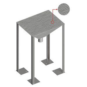 mesa de vacío rejilla