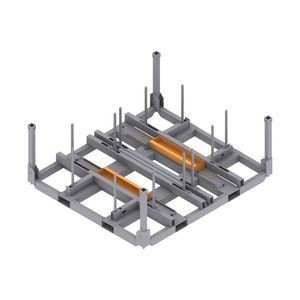 máquina apiladora desapiladora de contenedores