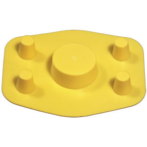 tapón hexagonal / macho / sin rosca / de polietileno de baja densidad (PEBD)
