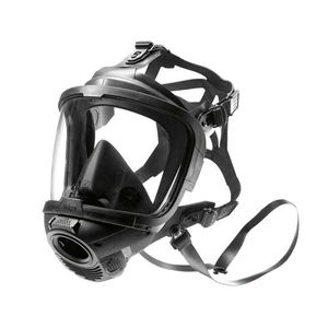 máscara de protección con ventilación asistida