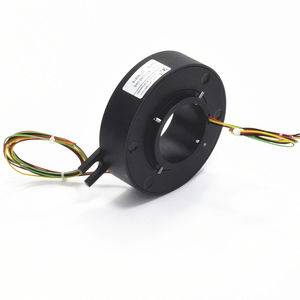 anillo colector árbol atravesante / aleación de aluminio / a medida / de bajo par