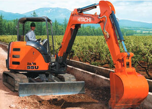miniexcavadora / con orugas / Tier 2 / para obra de construcción
