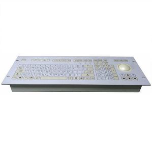 teclado empotrable / de tecla mecánica / con trackball / con ratón