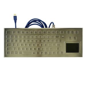 teclado de mesa / de tecla mecánica / con alfombrilla táctil / con ratón