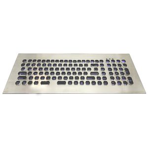 teclado empotrable / de tecla mecánica / sin puntero / robusto
