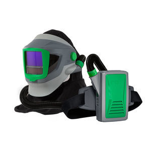 casco con respirador