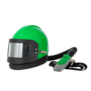 casco con respirador