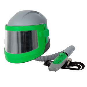 casco con respirador