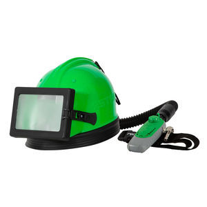 casco con respirador