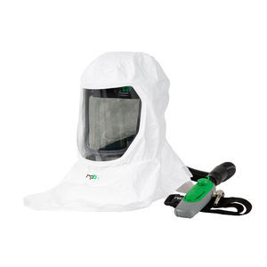 casco con respirador