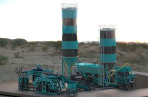 máquina para fabricación de bloques de hormigón