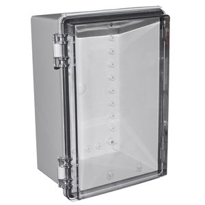 caja con tapa abatible
