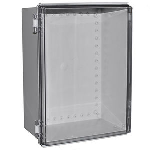 caja con tapa abatible