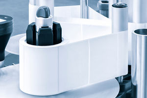 máquina de etiquetado semiautomática