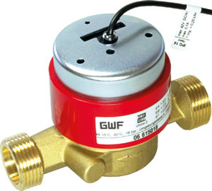 contador de agua de turbina de chorro único