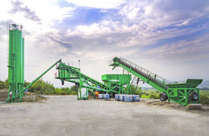 planta de hormigón móvil