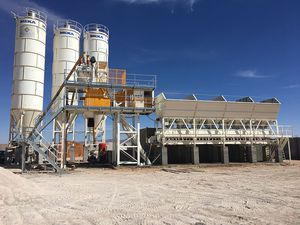 planta de hormigón estacionaria